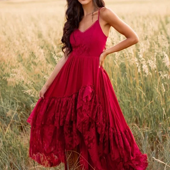 Joyfolie Christelle Dress in Crimson XL NWT - Picture 4 of 4